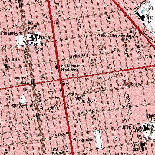 Topographic Map of Lavanda Gornaya Dancing Studio, NY