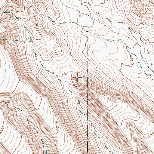 Topographic Map of Isolation Ridge, NV