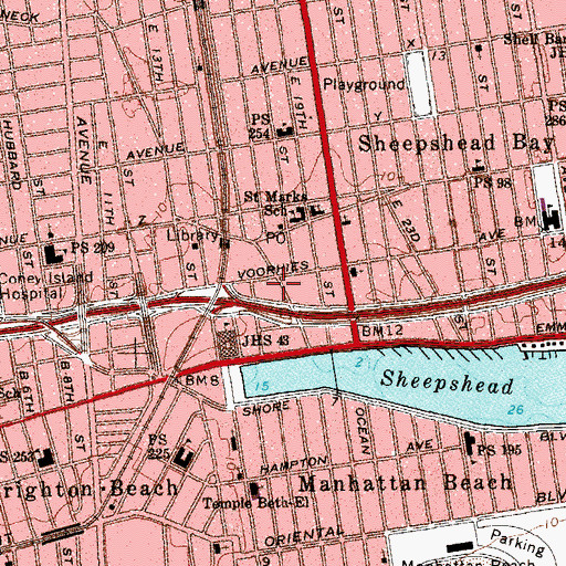 Topographic Map of Nika Ballet Studio, NY