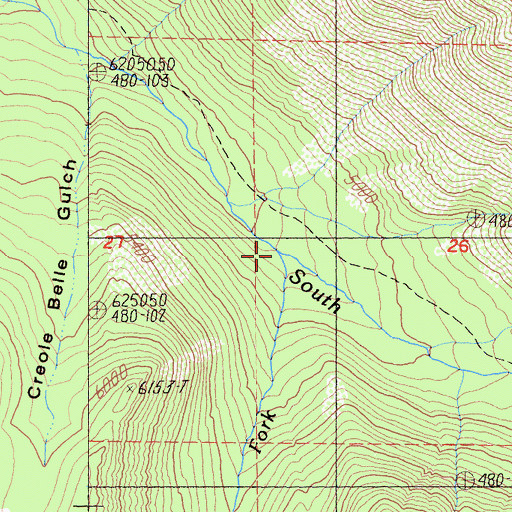 Topographic Map of Blakes Fork, CA