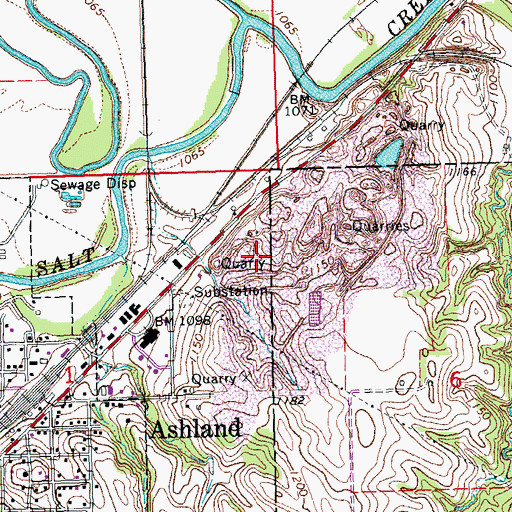 Topographic Map of Iron Horse Golf Club, NE