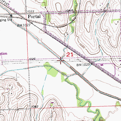 Topographic Map of Applewood Creek, NE