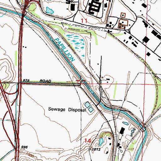 Topographic Map of Fairview Creek, NE