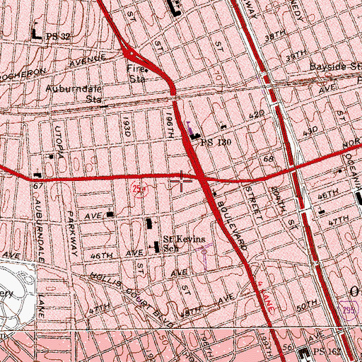 Topographic Map of William Spyropoulos School, NY