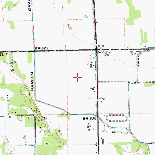 Topographic Map of Macatawa Legends Golf and Country Club, MI