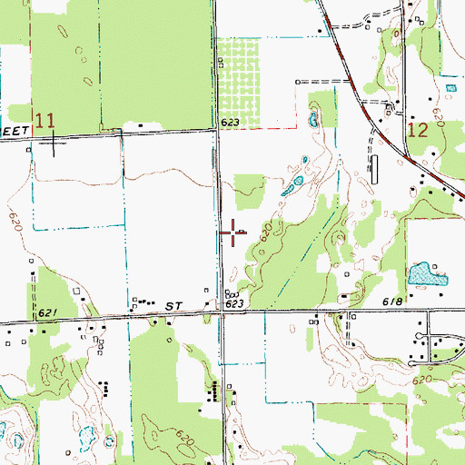 Topographic Map of Harbor Lights Middle School, MI