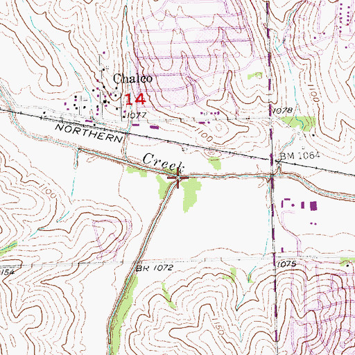 Topographic Map of Wehrspann Creek, NE