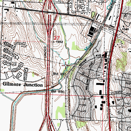 Topographic Map of Wolf Creek, NE