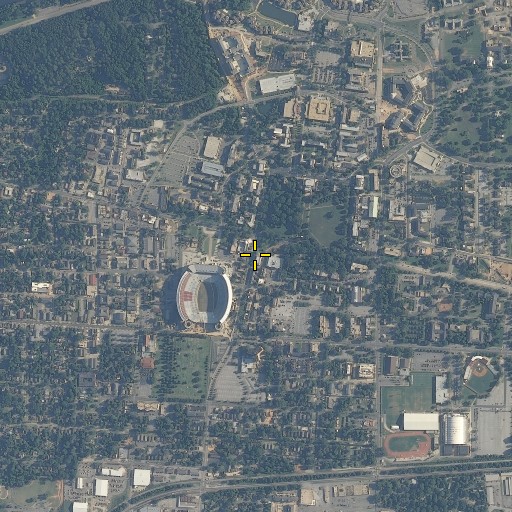Aerial/Satellite Image of Doster Hall, AL