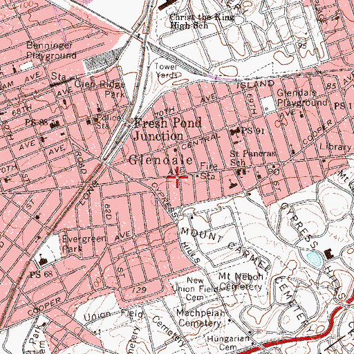 Topographic Map of Lorenz Latin Dance Studio, NY