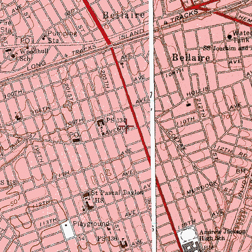 Topographic Map of Devore Dance Center, NY