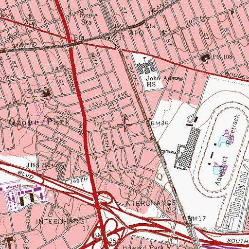 Topographic Map of Krystek's School of Self Defense, NY