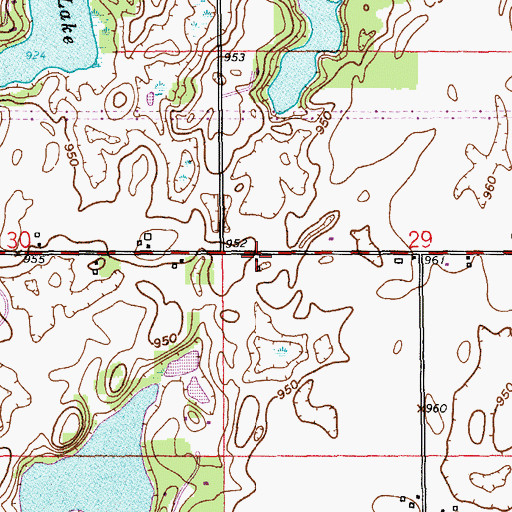 Topographic Map of Gilmore Car Club Museum, MI