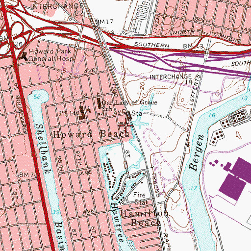 Topographic Map of Connelly Dance Center, NY