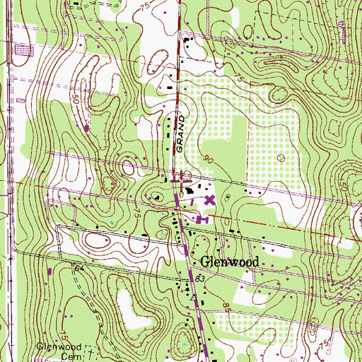 Topographic Map of Higher Ground Ministries, FL