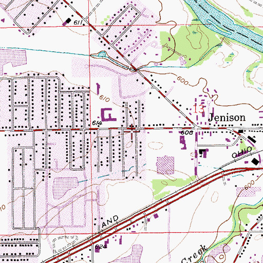 Topographic Map of Georgetown Medical Center, MI