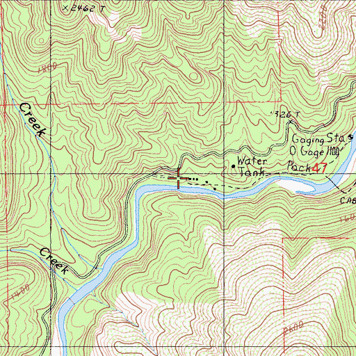 Topographic Map of Bollibokka Club, CA