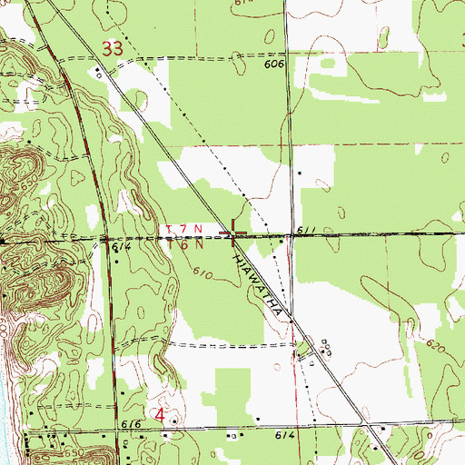 Topographic Map of Haven Shores Community Church, MI
