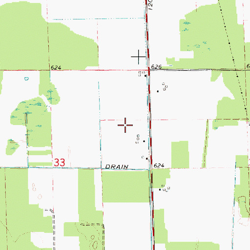 Topographic Map of Pigeon Creek Golf Course, MI