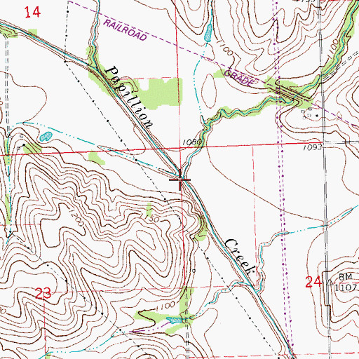 Topographic Map of Lockwood Creek, NE