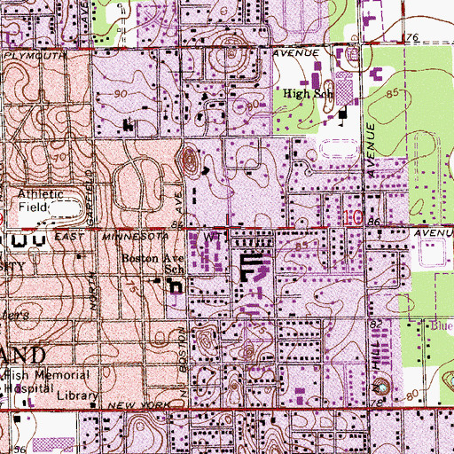 Topographic Map of Ben Wilson Water Plant, FL