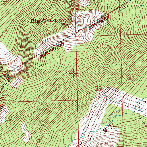 Topographic Map of New Cascade Tunnel, WA