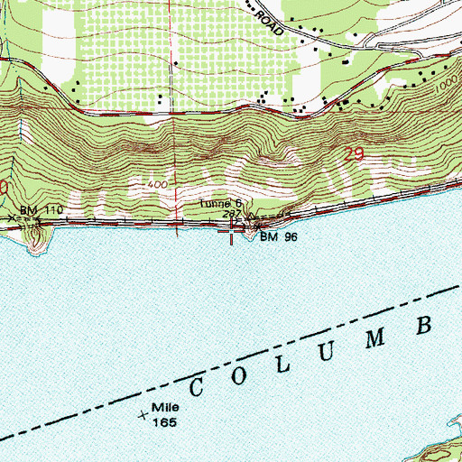 Topographic Map of Tunnel No. 5, WA