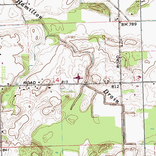 Topographic Map of East Olive Elementary School, MI