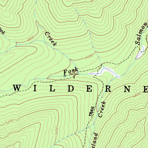 Topographic Map of Boulder Creek, CA