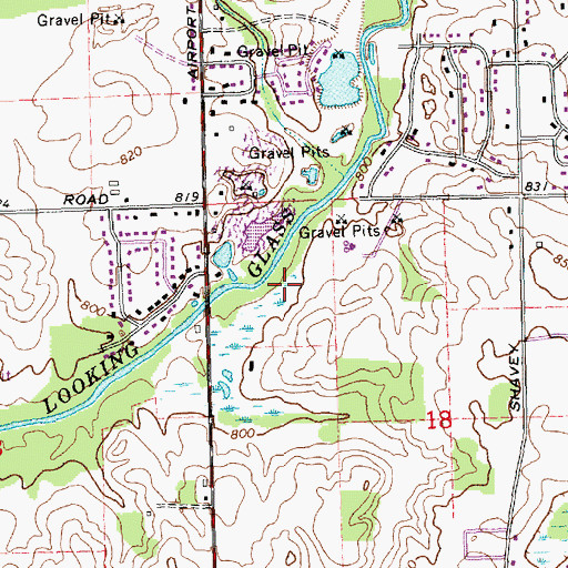 Topographic Map of DeWitt Junior High School, MI