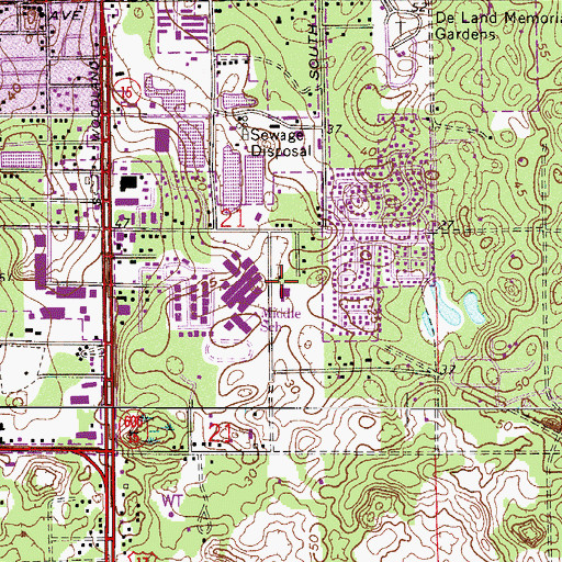 Topographic Map of Church of Jesus Christ of Latter Day Saints, FL