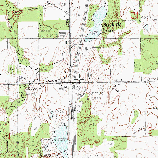 Topographic Map of Interchange 59, MI