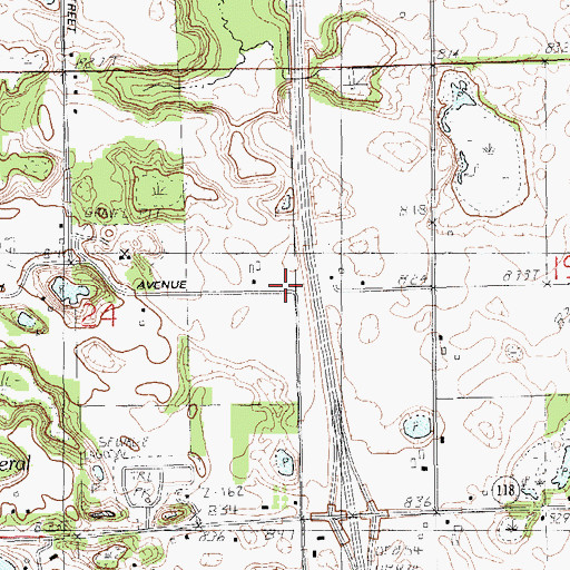 Topographic Map of River of Life Church, MI