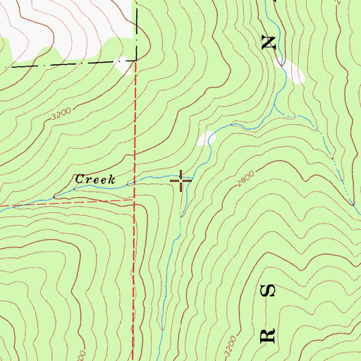 Topographic Map of Brays Opening Creek, CA
