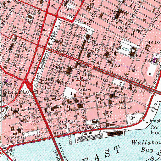 Topographic Map of Essex Theatre (historical), NY