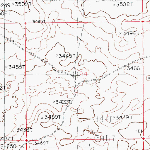 Topographic Map of Millman Well, NM