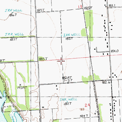 Topographic Map of U.S. Administrative Security Penitentiary, IL