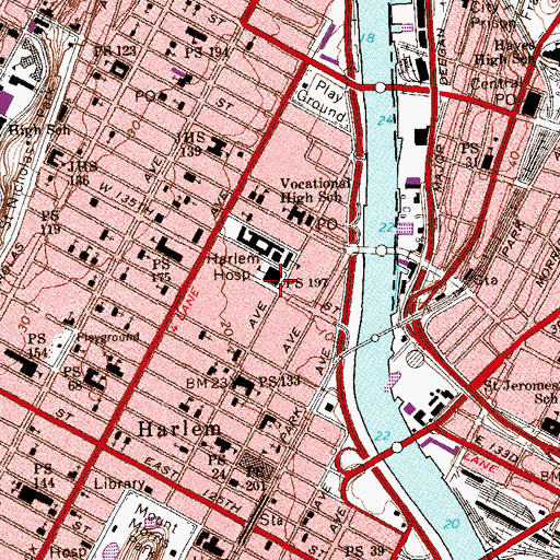 Topographic Map of Friendship House (historical), NY