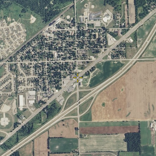 Aerial/Satellite Image of Interchange 66, MI