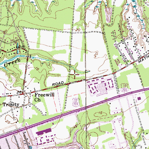 Topographic Map of I'On Club, SC