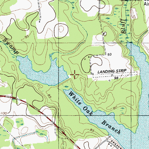 Topographic Map of Wyboo Plantation, SC