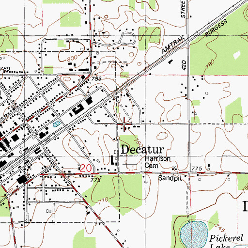 Topographic Map of Apostolic Lighthouse Church, MI