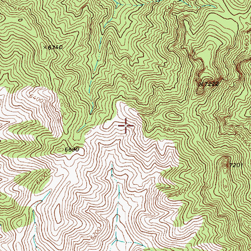 Topographic Map of Mormon Mountains Wilderness, NV