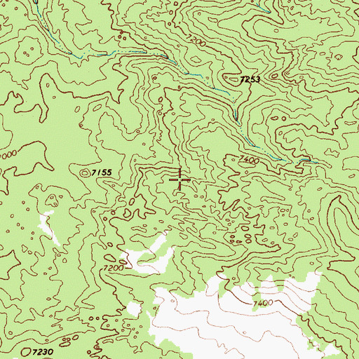 Topographic Map of South Pahroc Range Wilderness, NV