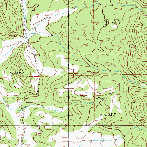 Topographic Map of White Pine Range Wilderness, NV