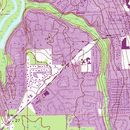 Topographic Map of Esformes Hebrew Academy, FL