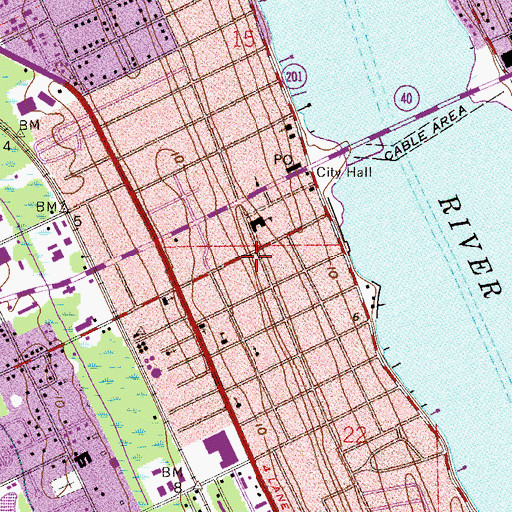 Topographic Map of Strong Tower Christian Fellowship, FL
