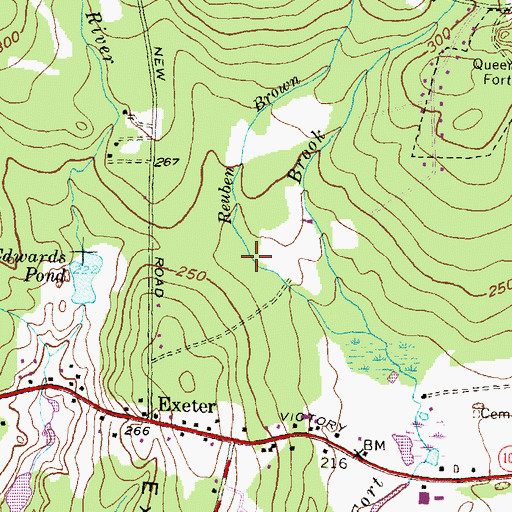 Topographic Map of Horn Heap, RI