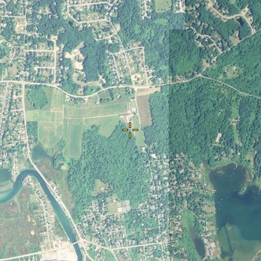 Aerial/Satellite Image of Spring Gutter Brook (historical), RI