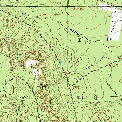 Topographic Map of Cannon Family Cemetery, TX